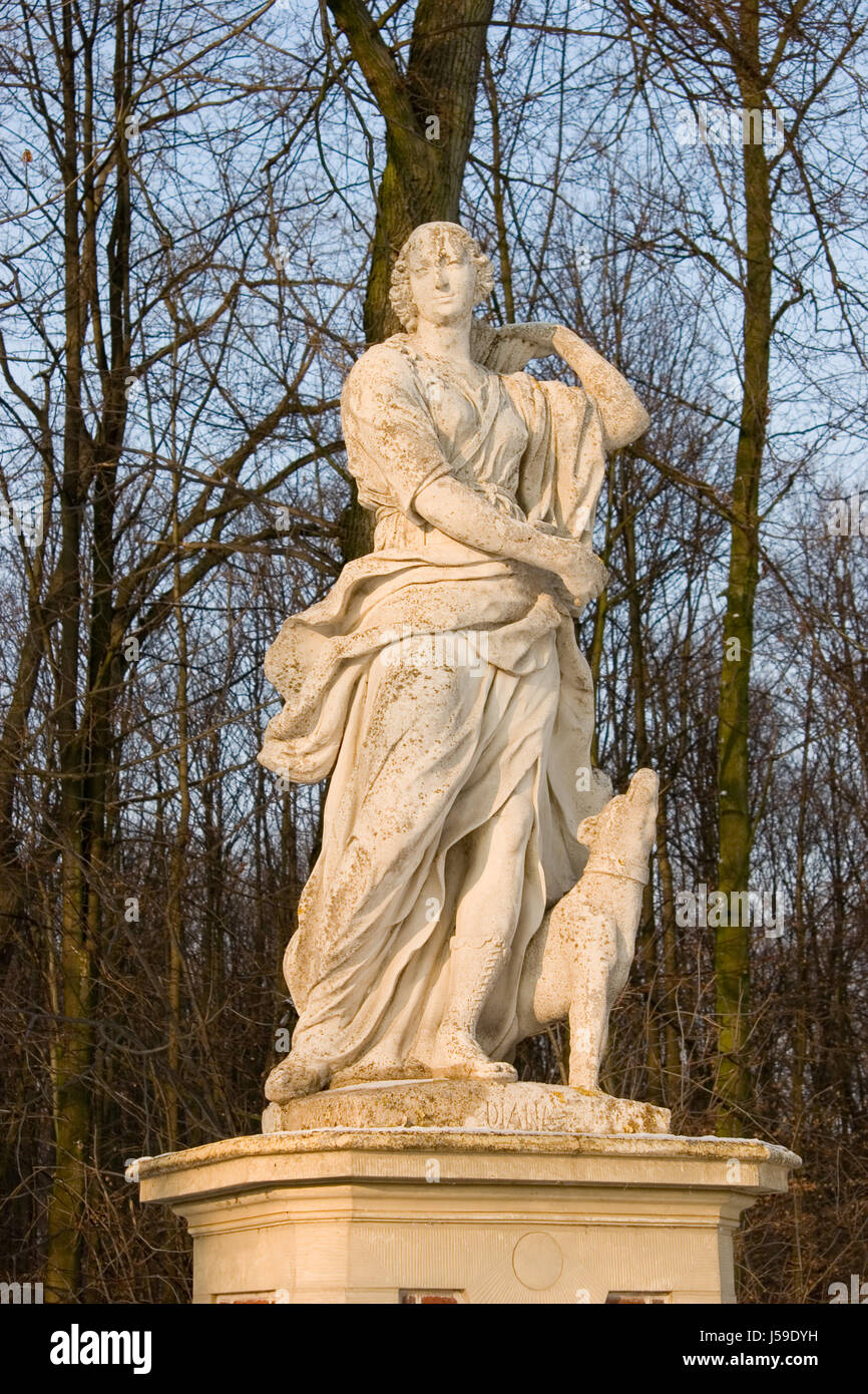 Geschichte Statue Kult Göttin Diana Jana Mitologi Mythologie Rmische Mythologie Stockfoto