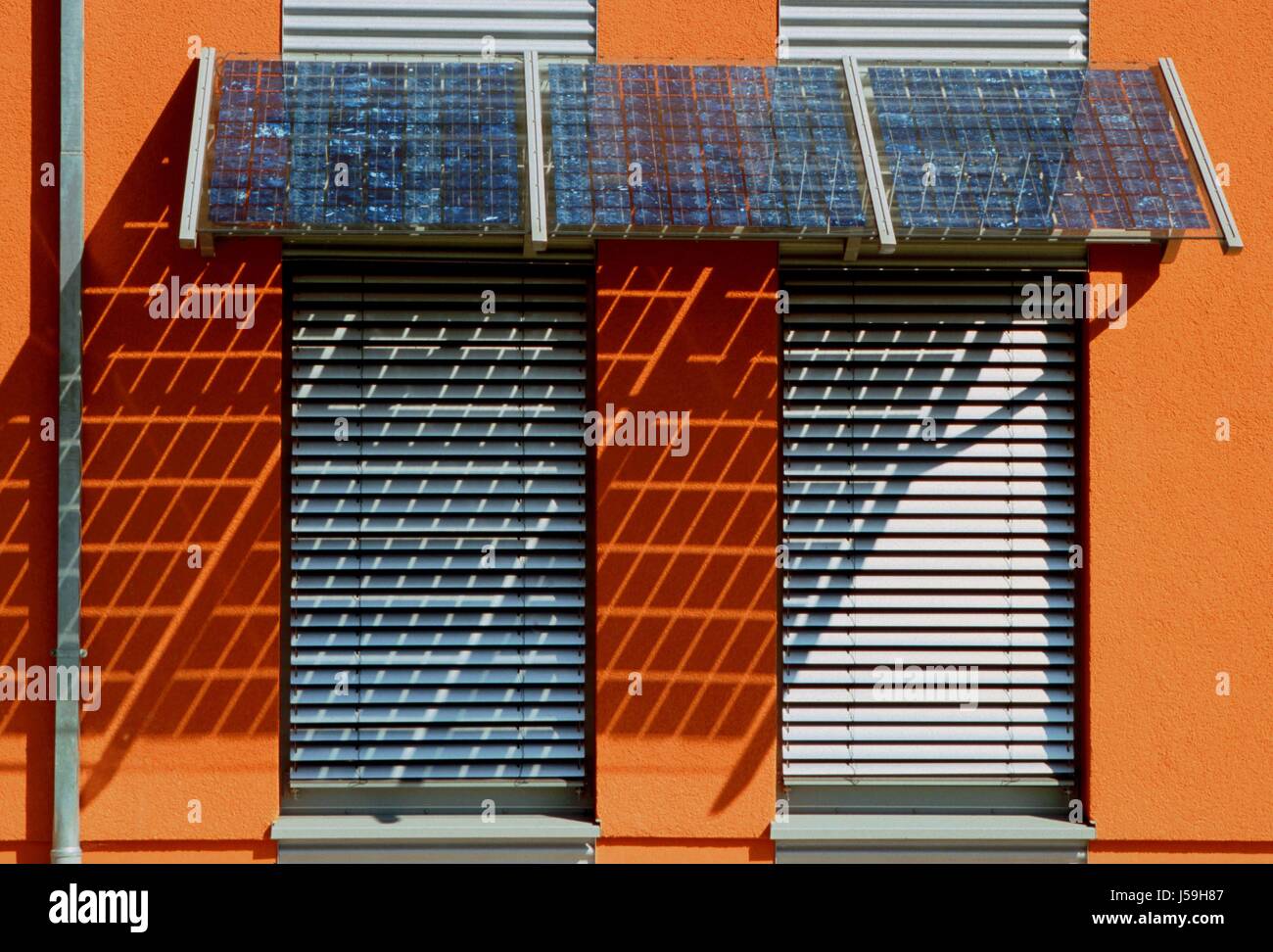 Solar-Panels-Markise Stockfoto
