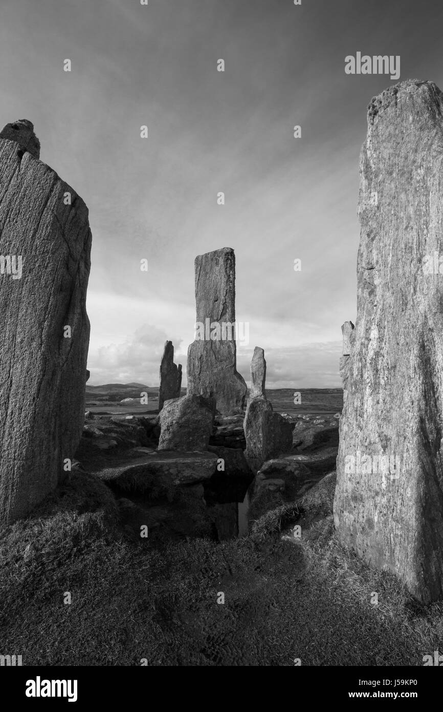 Callanish standing stones Stockfoto