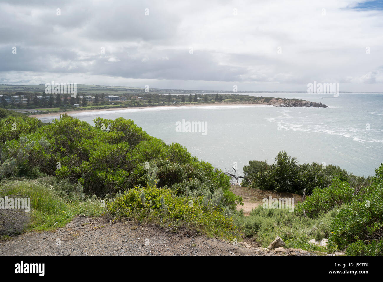 Horseshoe Bay in Port Elliot, Südaustralien. Teil der Fleurieu-Halbinsel. Stockfoto
