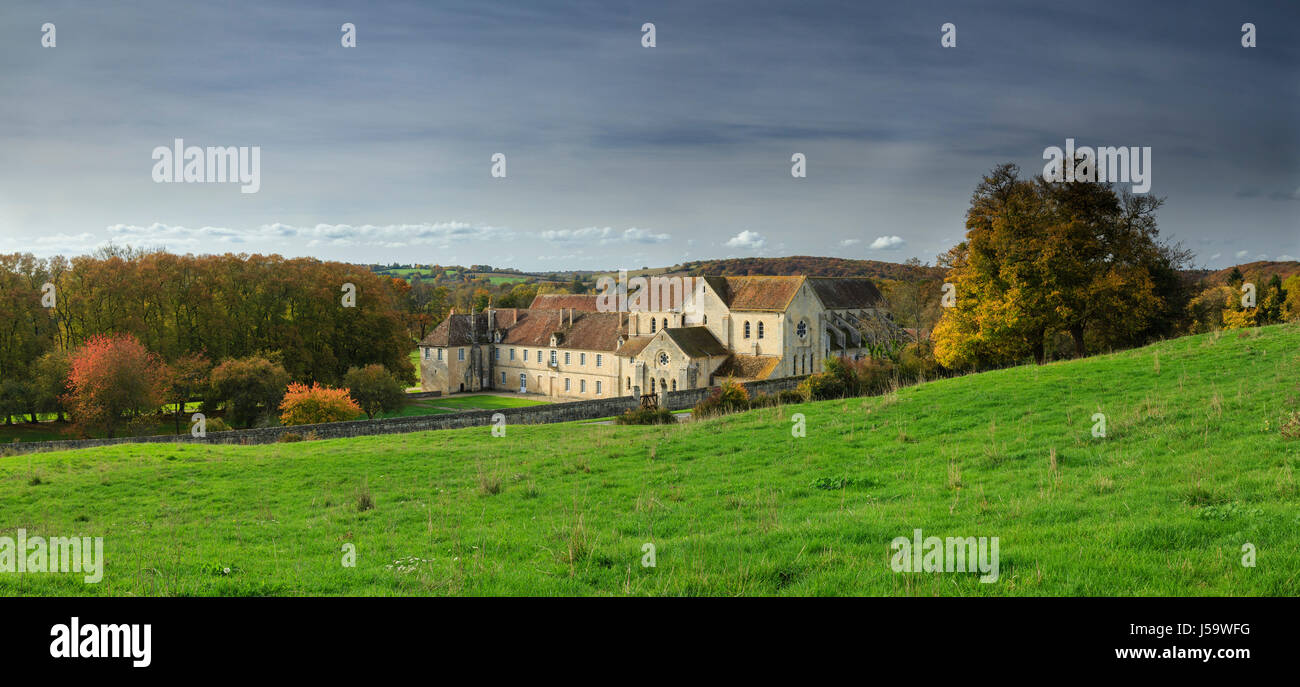 Frankreich, Cher, Bruere-Allichamps, Noirlac Abtei Stockfoto