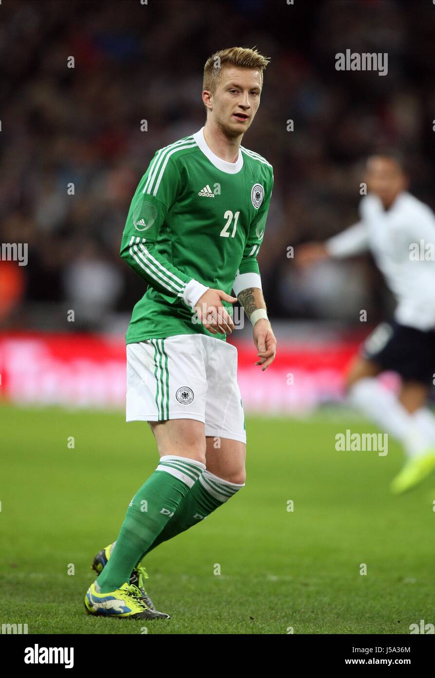 MARCO REUS BORUSSIA DORTMUND Deutschland & BORUSSIA DORTMUND WEMBLEY Stadion LONDON ENGLAND 19. November 2013 Stockfoto