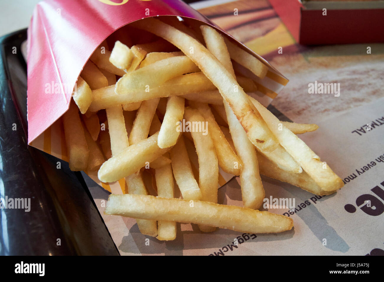McDonalds Pommes usa Stockfoto