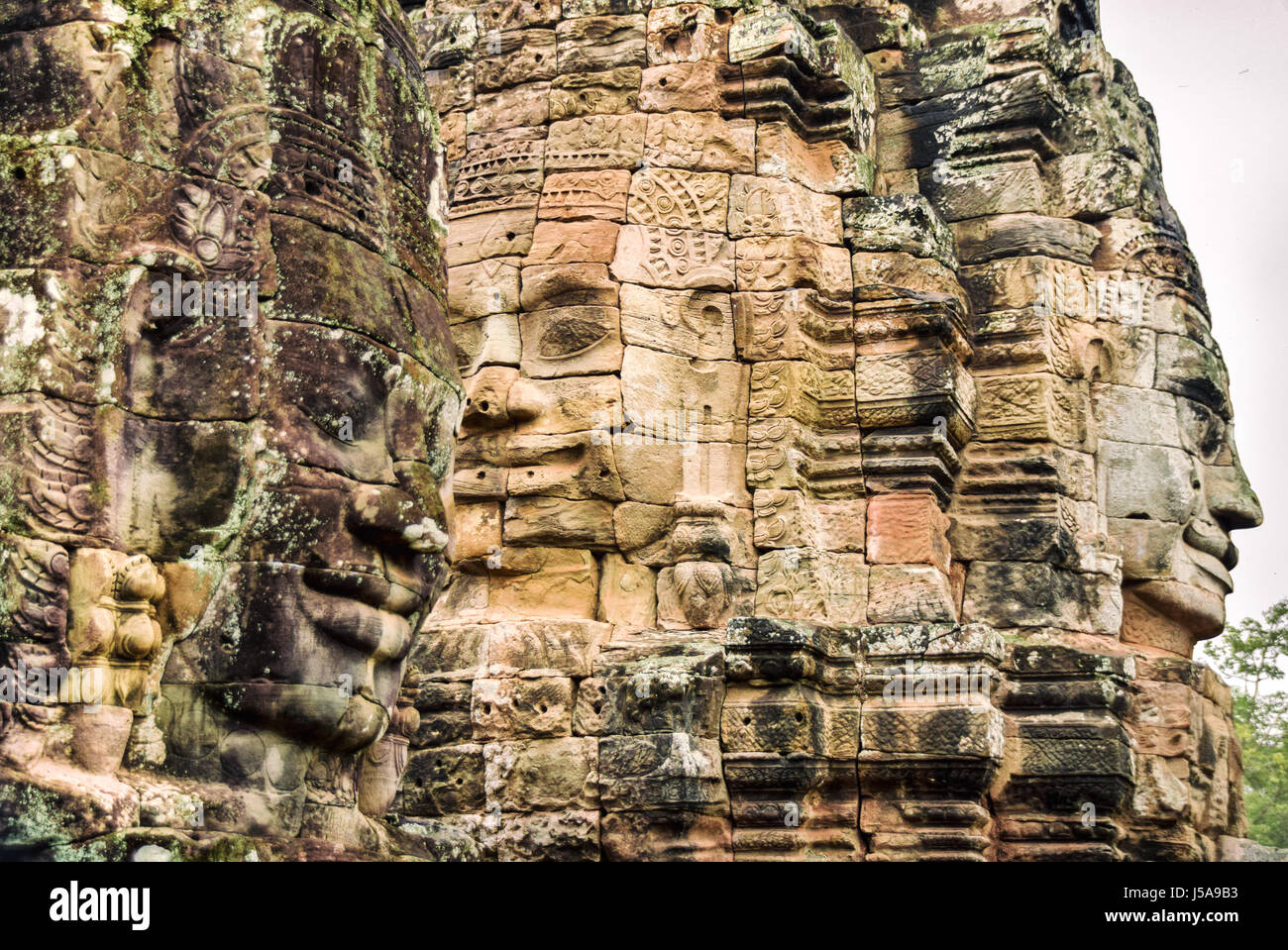 DER BAYON - KAMBODSCHA Stockfoto