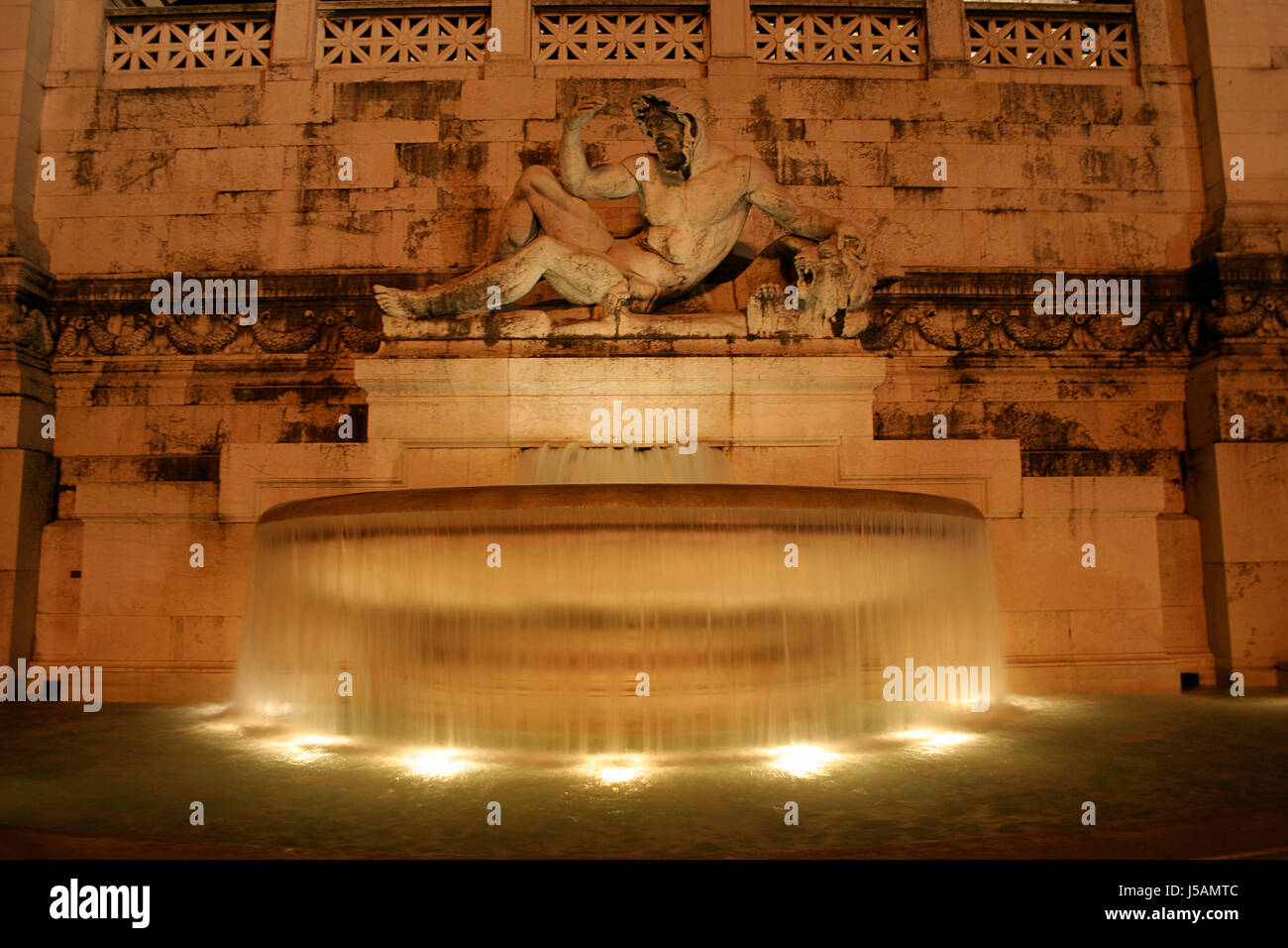 Geschichte der Stadt Denkmal Spalten Europa Sehenswürdigkeiten Städte Rom Roma Stadtpfosten Stockfoto