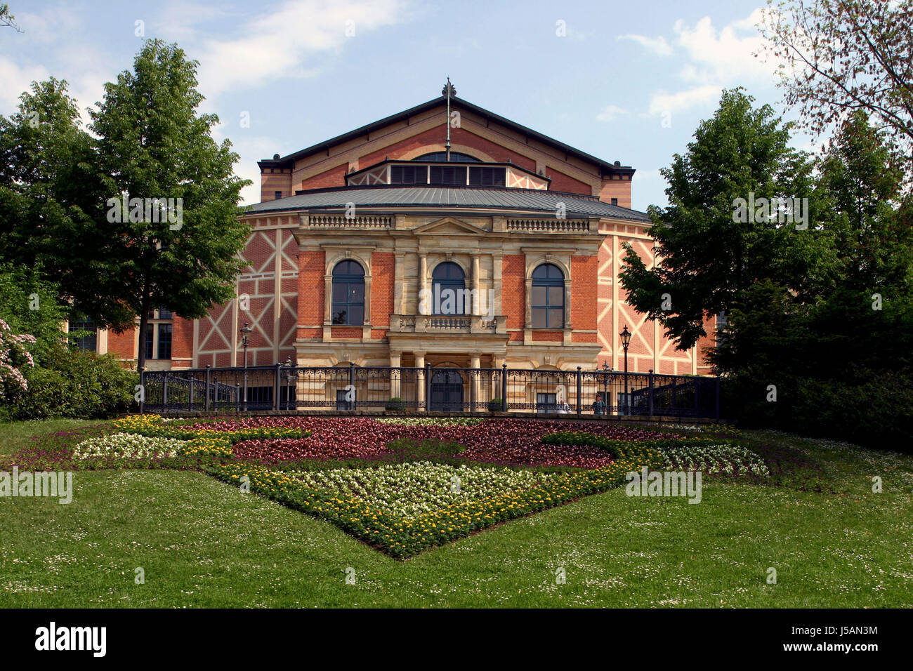 Bayreuther festspielhaus Stockfoto