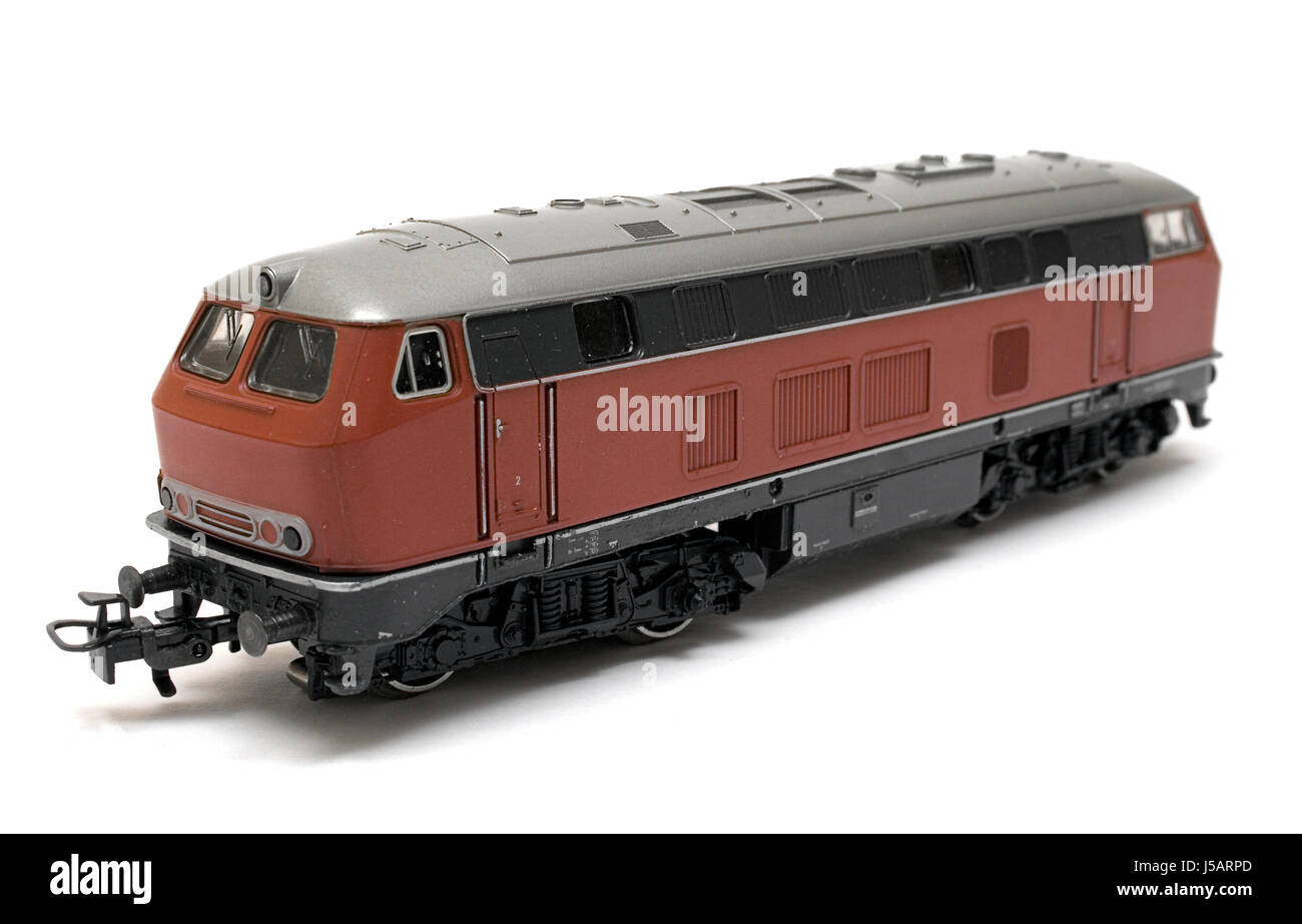 Modell-Eisenbahn-Waggon Stockfoto