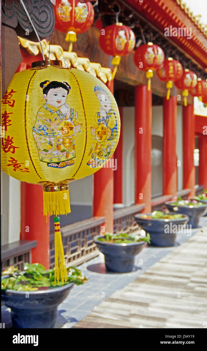 Stadt Stadt Asien farbig bunte wunderschöne vielfältige farbenprächtige asiatischen Stockfoto