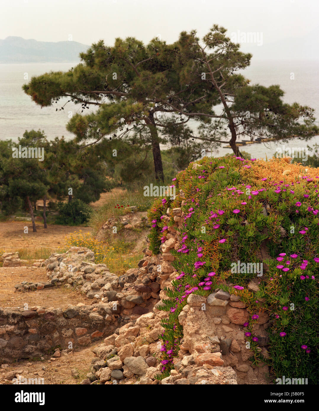 historische antike Griechenland Antike Ausgrabung Island Athens archäologischen Stockfoto
