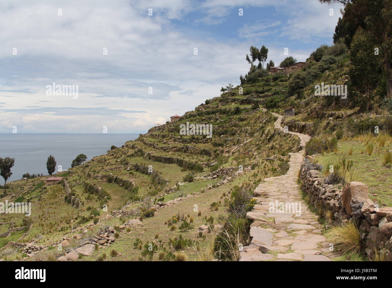 Insel Taquile Stockfoto