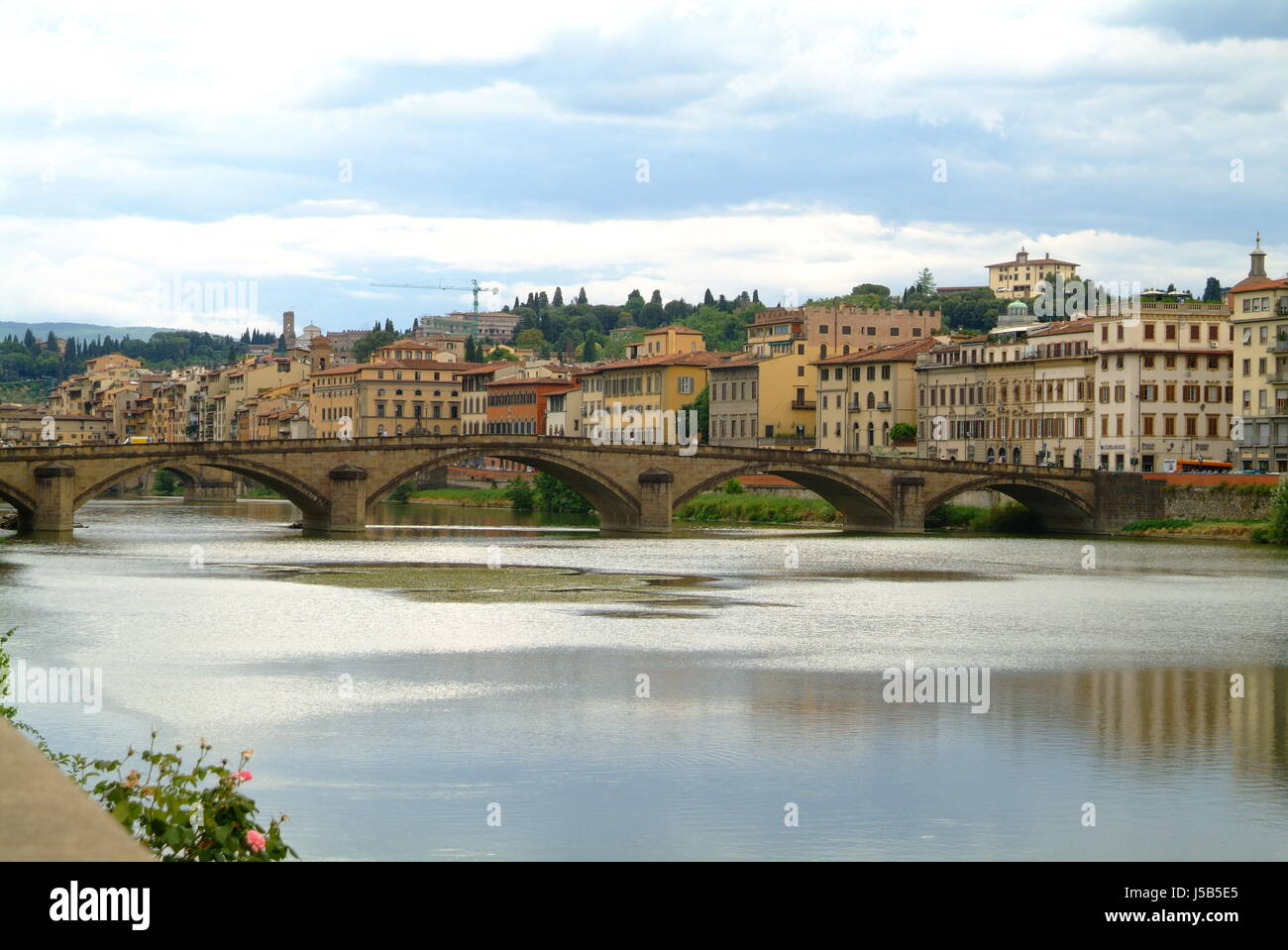 Brücke in Florenz Stockfoto