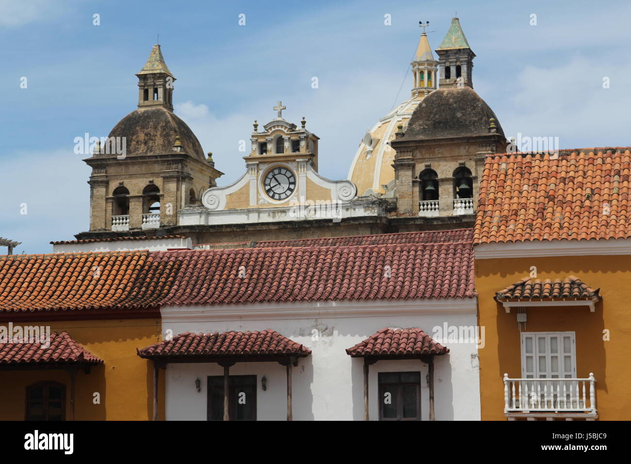 Cartagena-Straßen Stockfoto