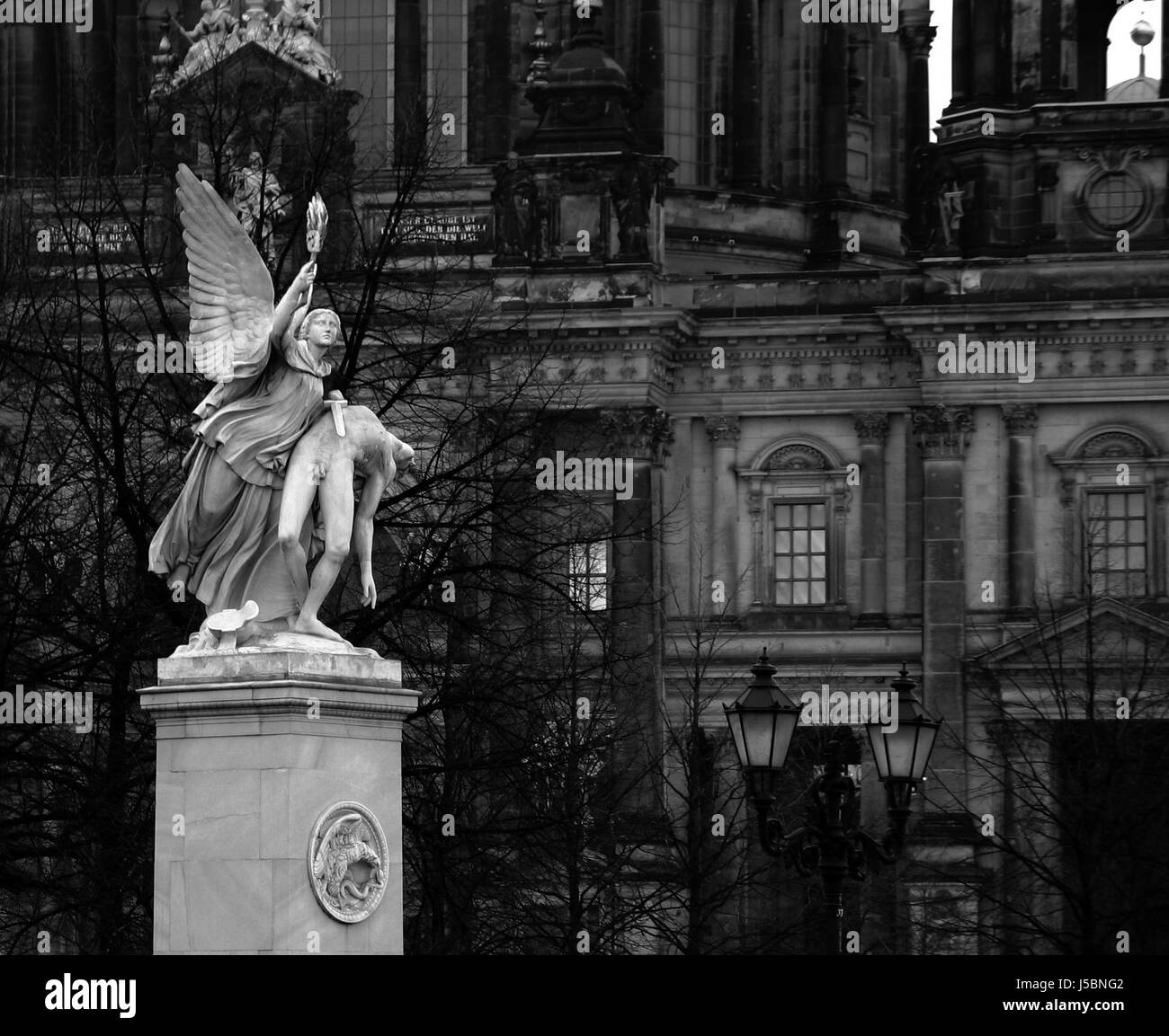 Kirche Dom Brücke Marmor Berlin Fassade Berliner Dom Berlin-Mitte Stockfoto