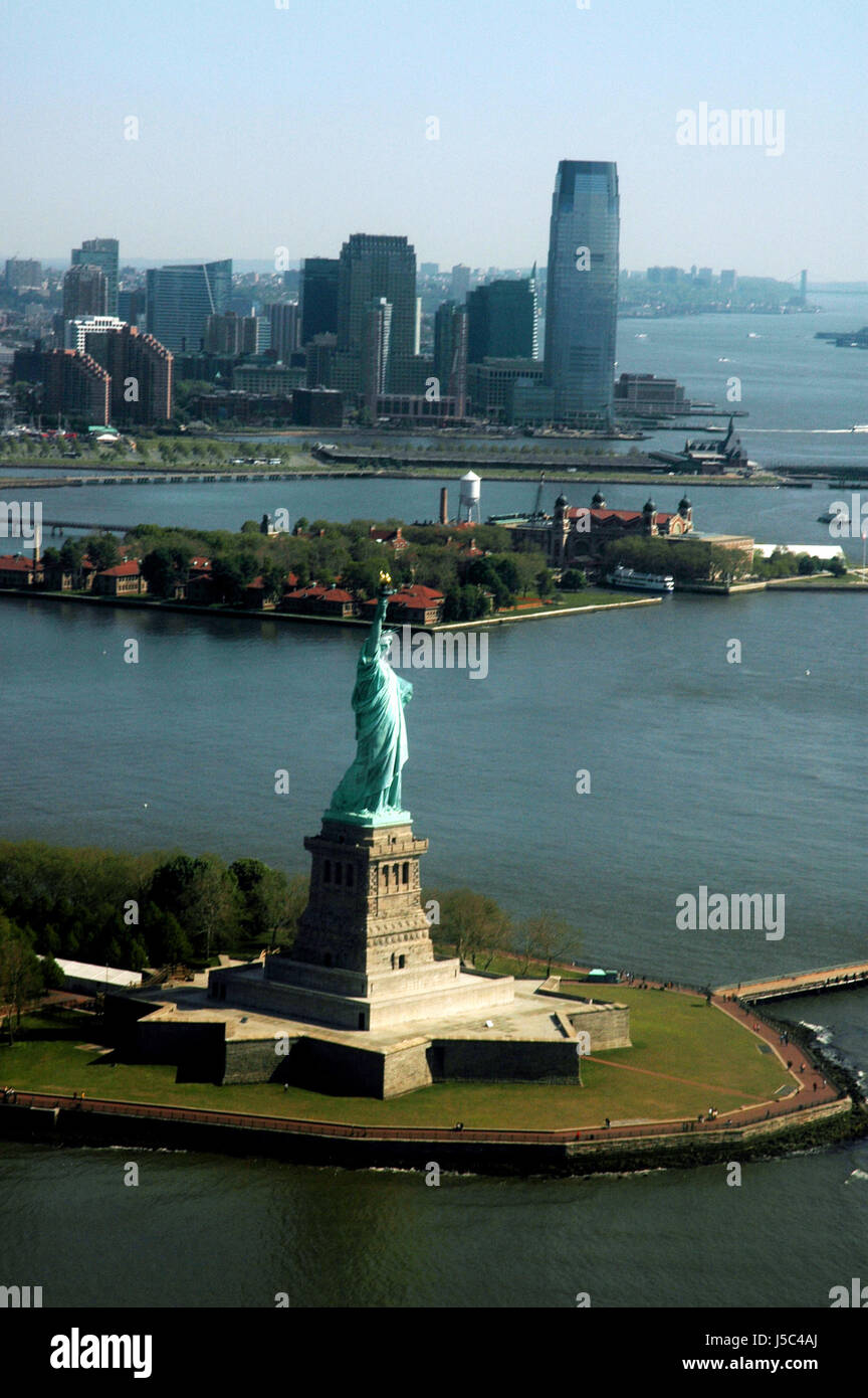 USA-Manhattan-Statue von Liberty New York Amerika freiheitsstatue Stockfoto