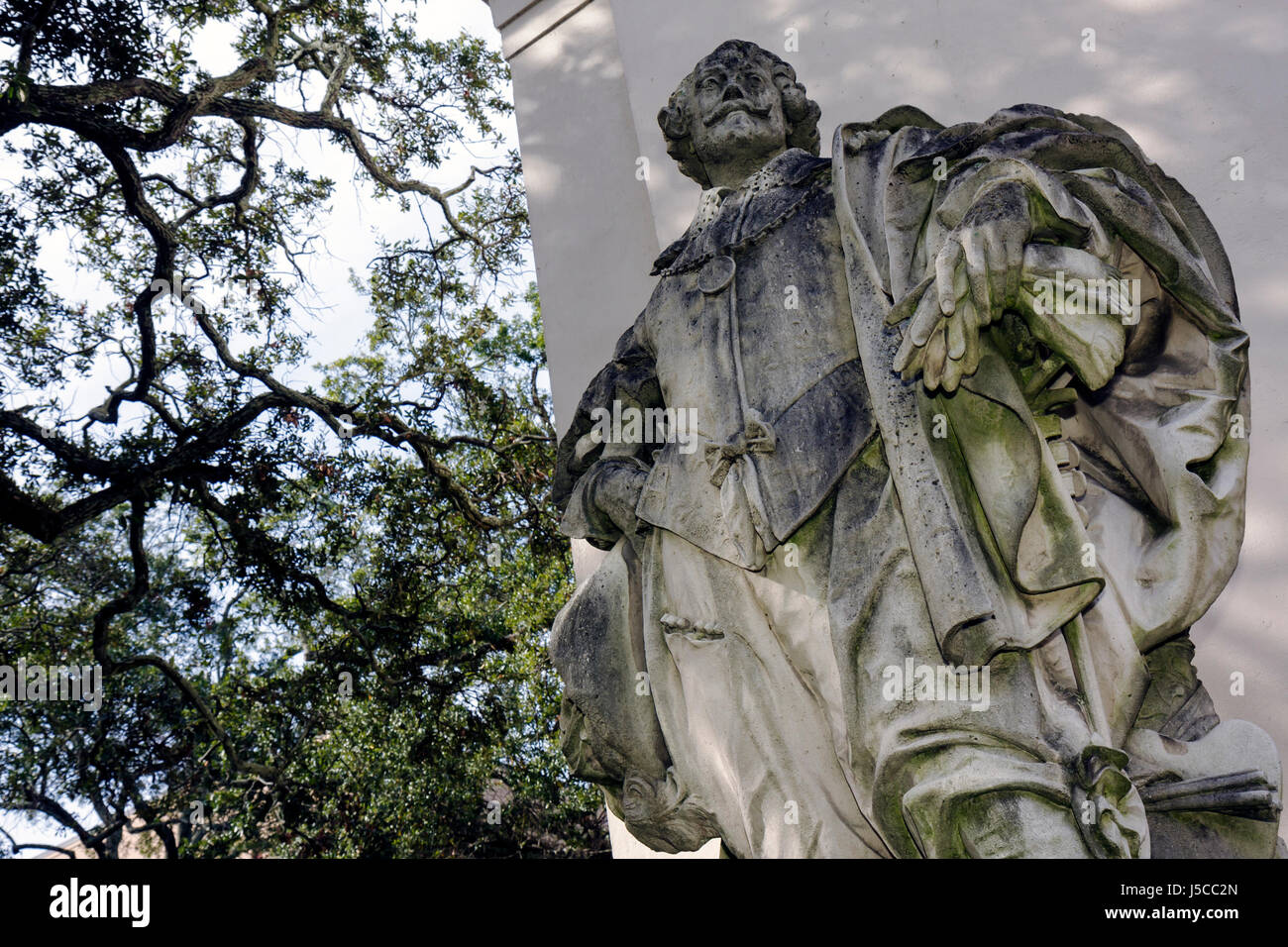 Georgia Savannah, Savannah Historic District, Telfair Square, Telfair Academy of Arts & Sciences, Museum, Statue, Peter Paul Rubens, 1577 1640, Flämisch, bemalte Stockfoto