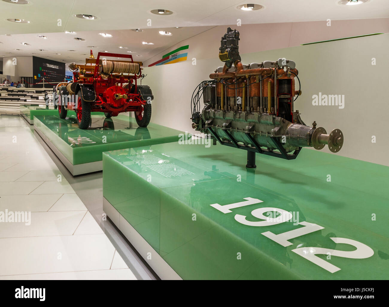 Bei der Ausstellung des Porsche-Museums Stockfoto