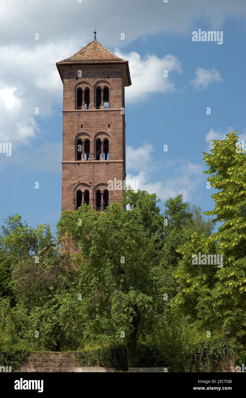 Turm Ruine Sandstein Kloster Schwarzwald Kloster Mittelalter romanisch ...