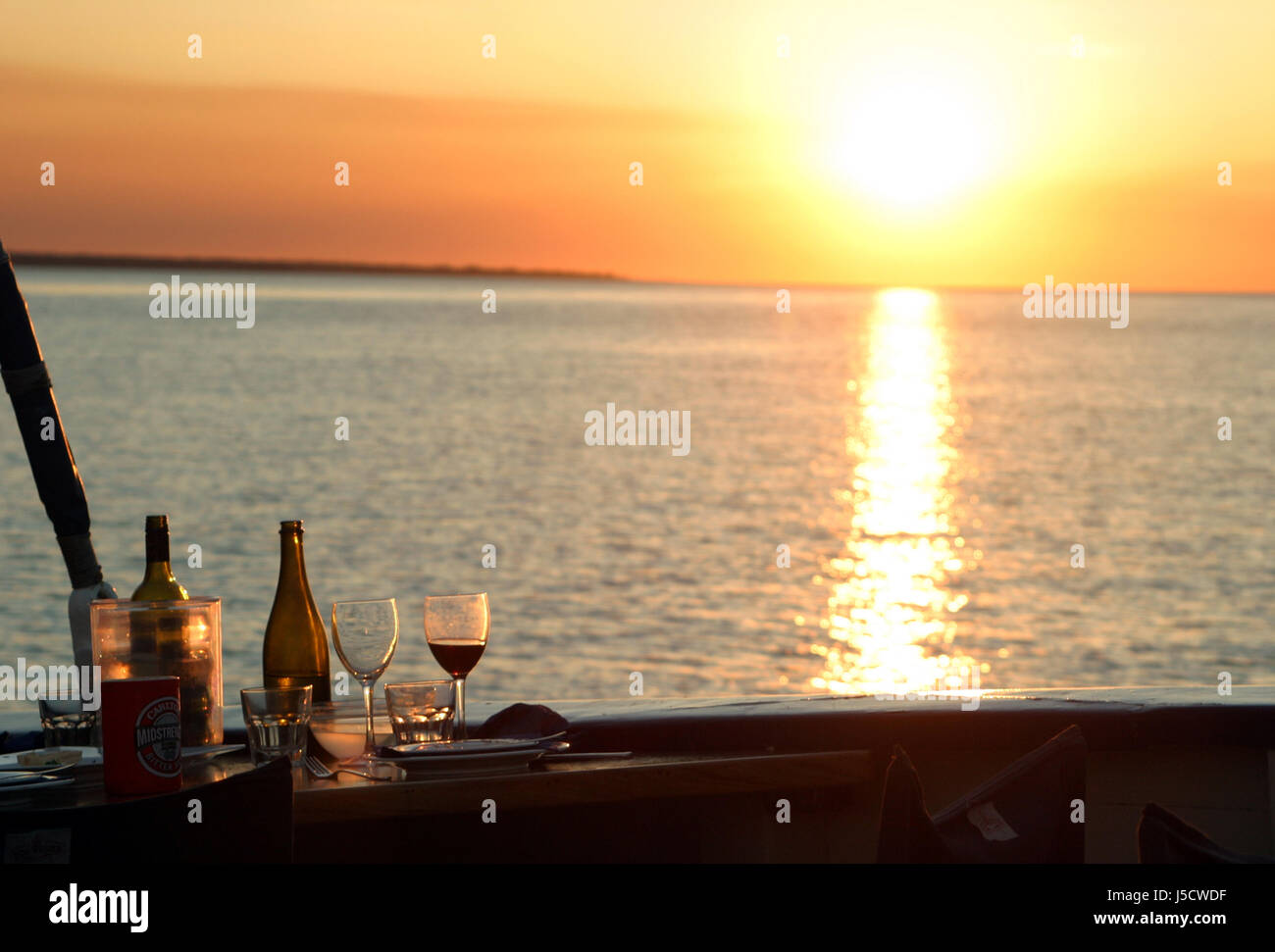 Abend in der Cullen bay Stockfoto