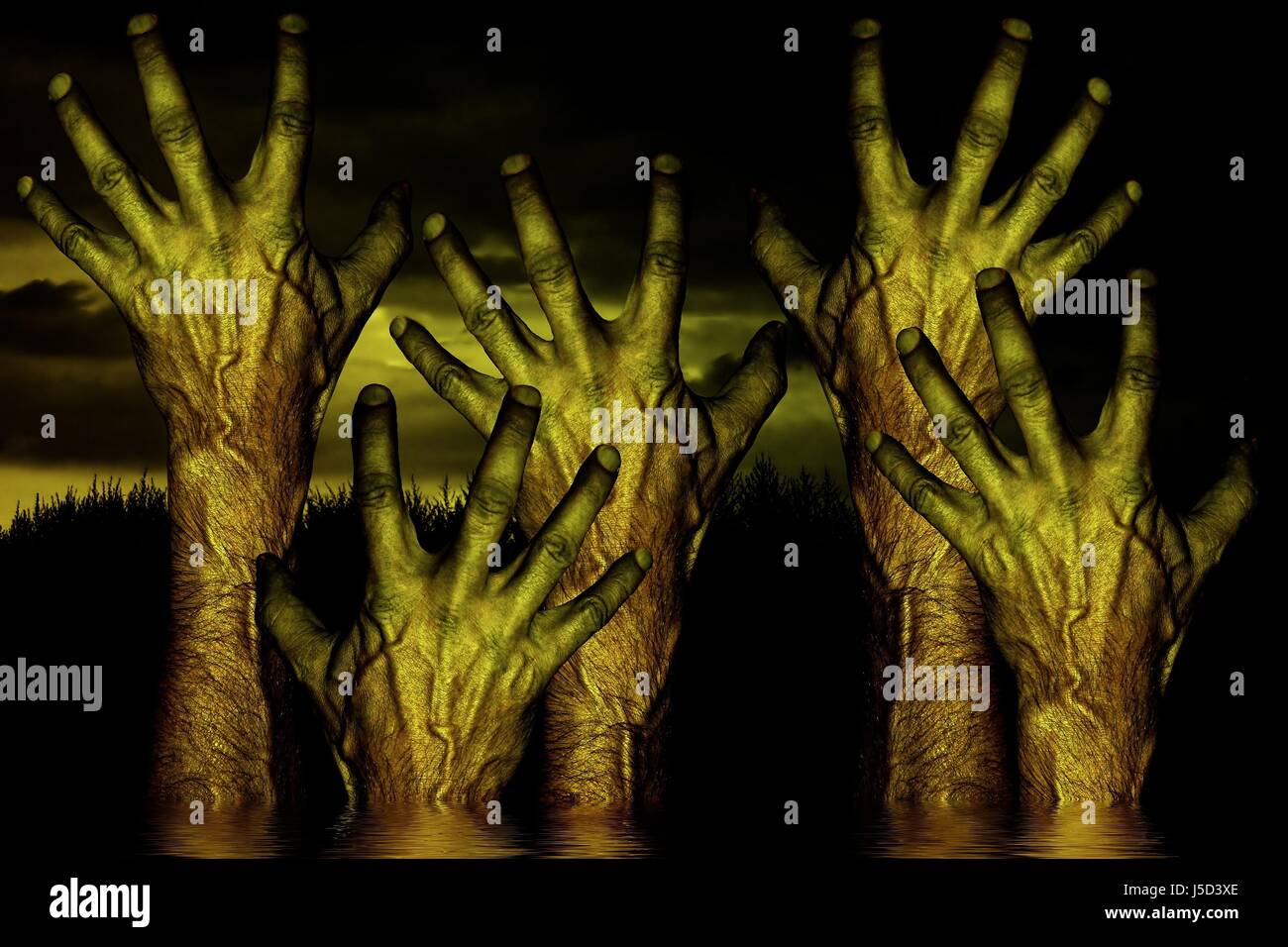 verlorene Seelen... Stockfoto