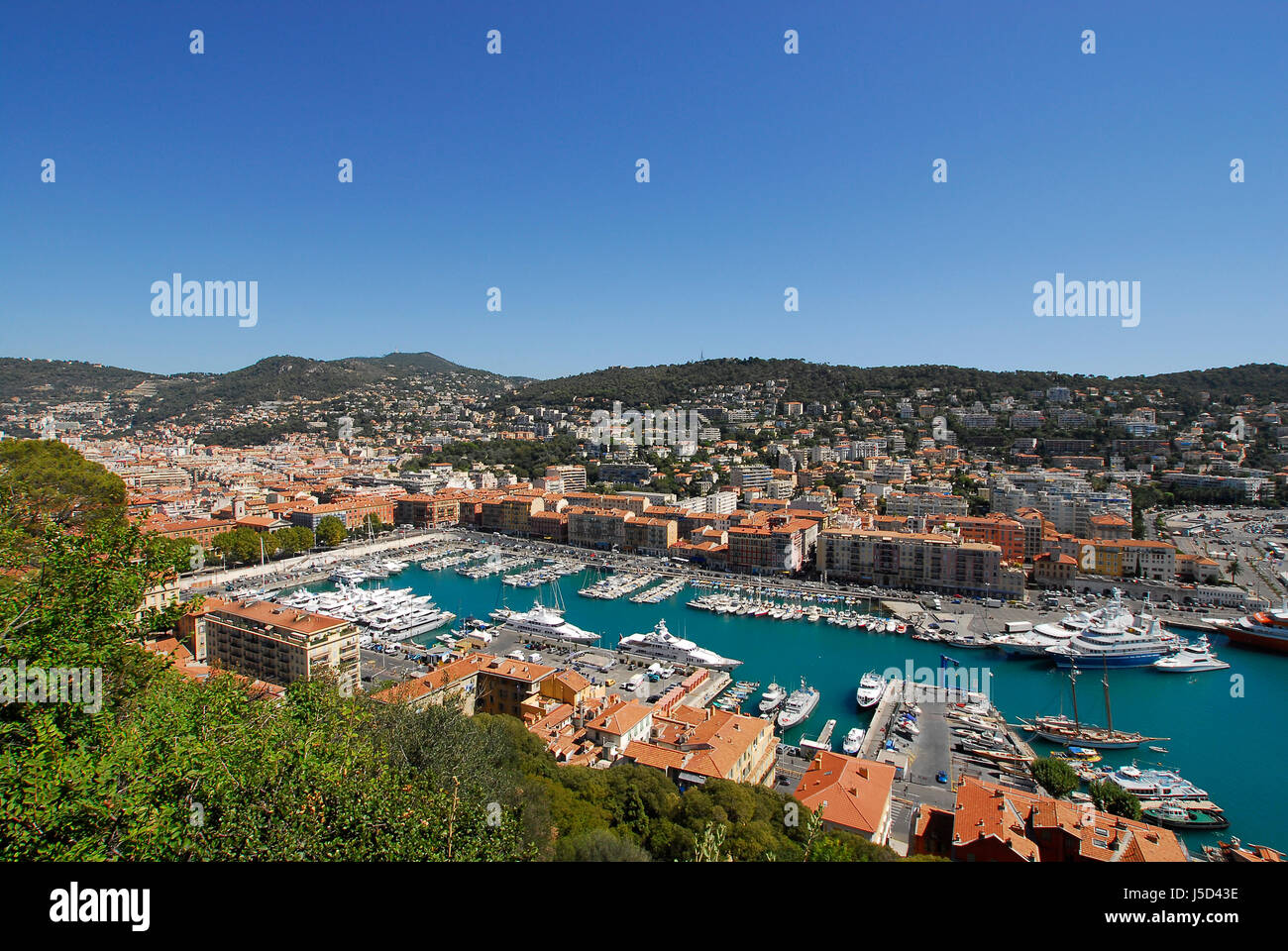 Hafen von Nizza Stockfoto