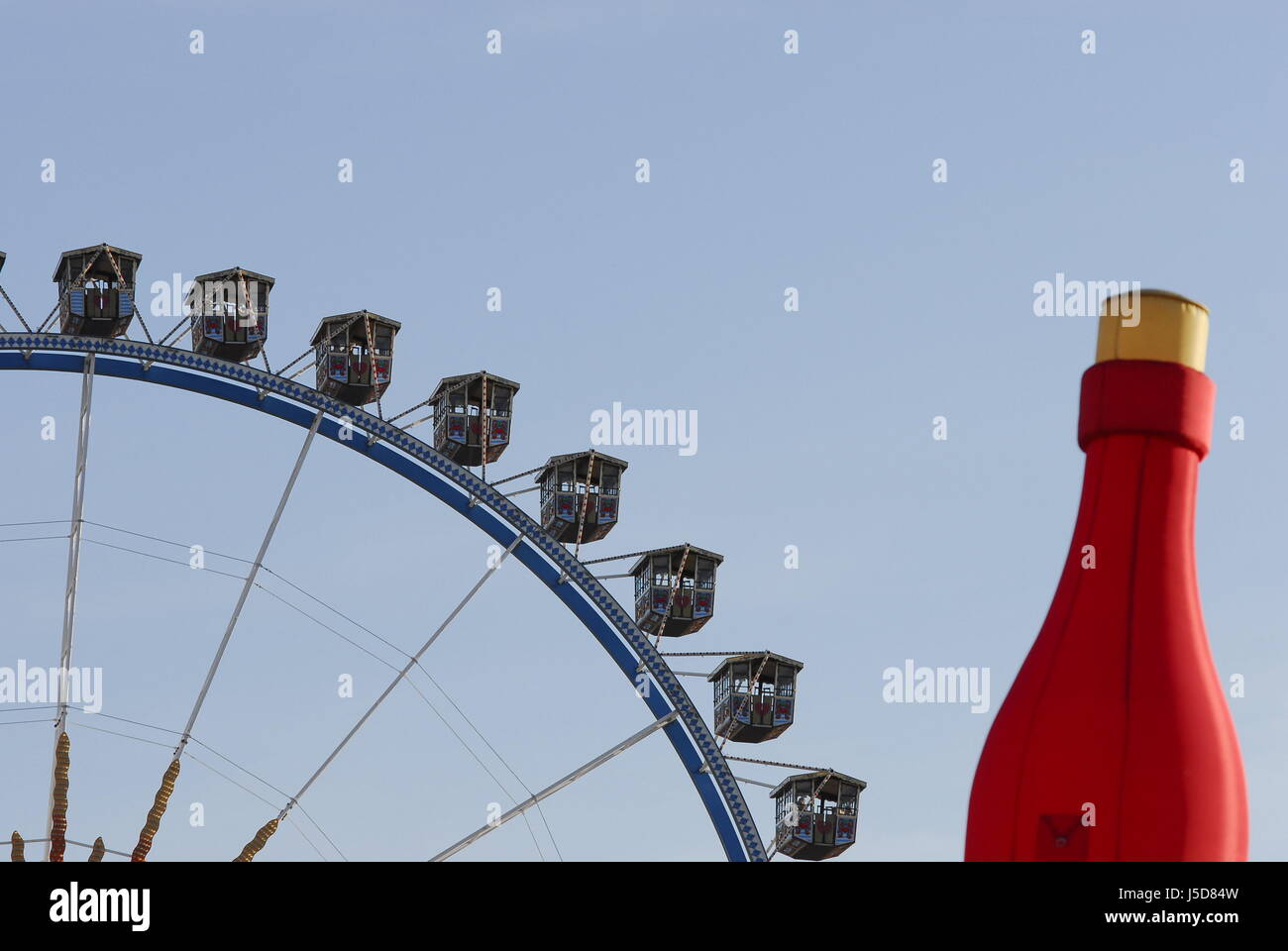 auf der wiesn Stockfoto