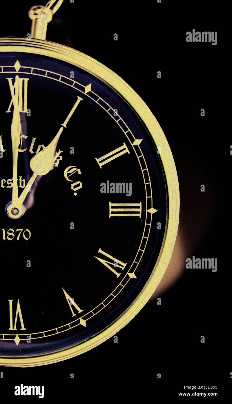 1 o ' Uhr Stockfoto
