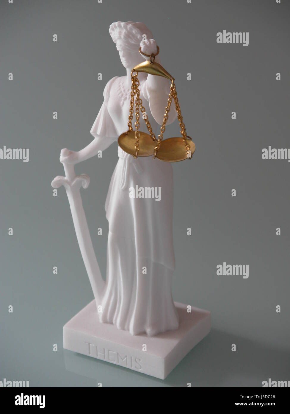 Göttin der Gerechtigkeit Stockfoto