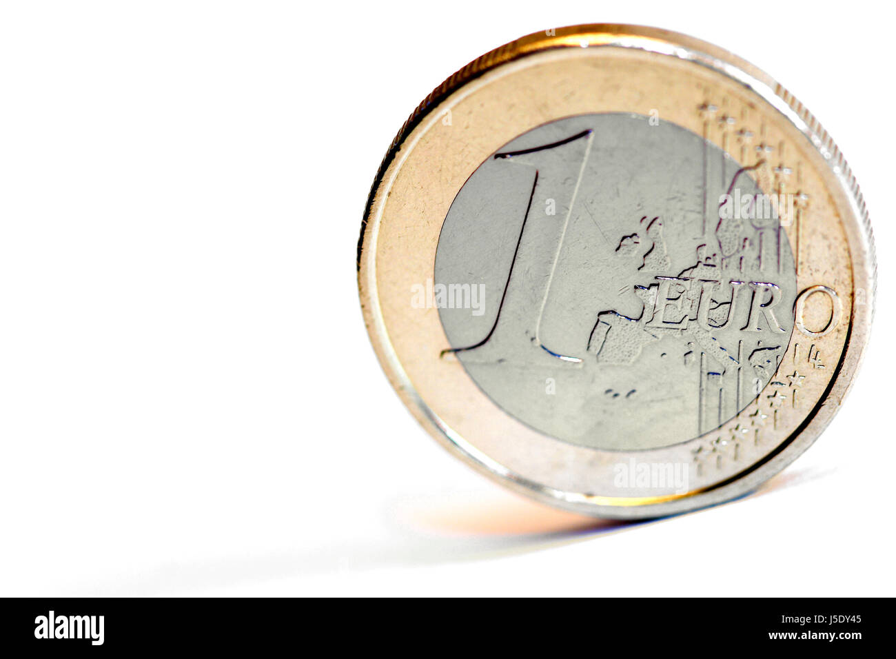 Zahlen Sie Makro Nahaufnahme Makro Eintritt nahe Ansicht Währung Euro Europa Inflation Stockfoto