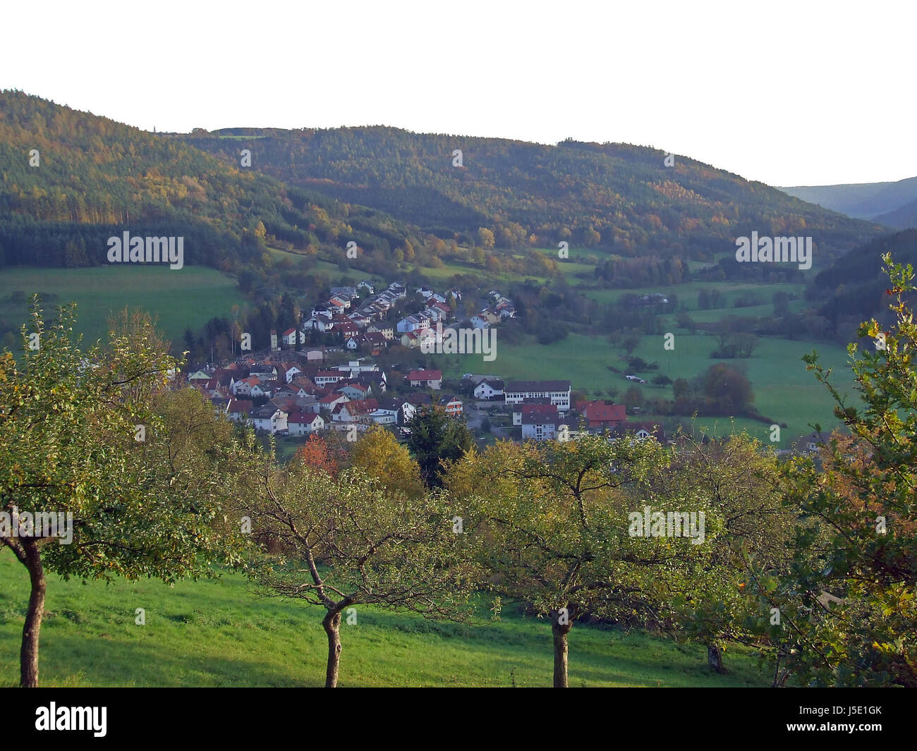 Bayern-Tele platzieren Gemeinschaft Dorf Marktstadt Landschaft Landschaft Natur Stockfoto