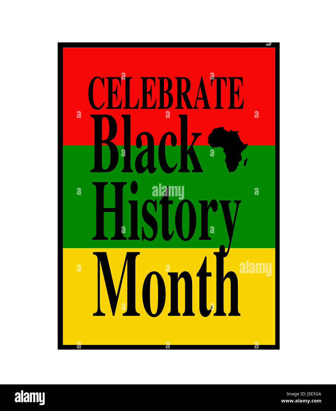 Black History Month Stockfoto