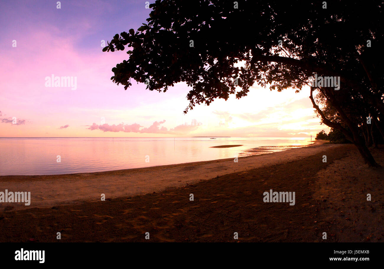 Palawan Sonnenuntergang Stockfoto