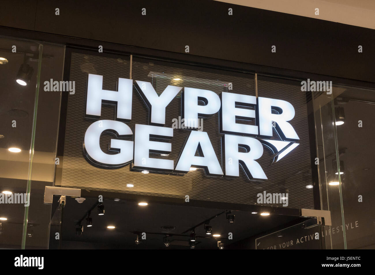 Hyper Gear Shop, Malaysia Stockfoto