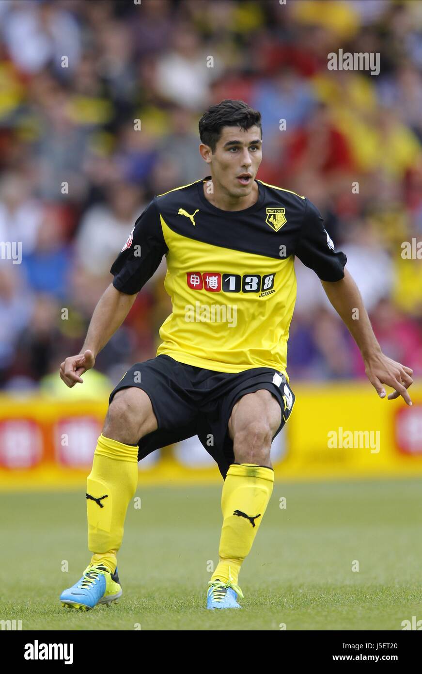 DAVIDE FARAONI WATFORD FC VICARAGE ROAD WATFORD ENGLAND 10. August 2013 Stockfoto