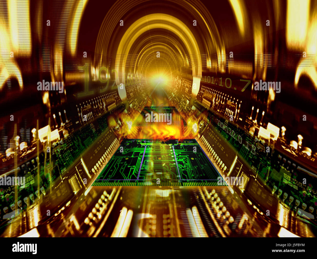 f ich r e w a l l e Stockfoto