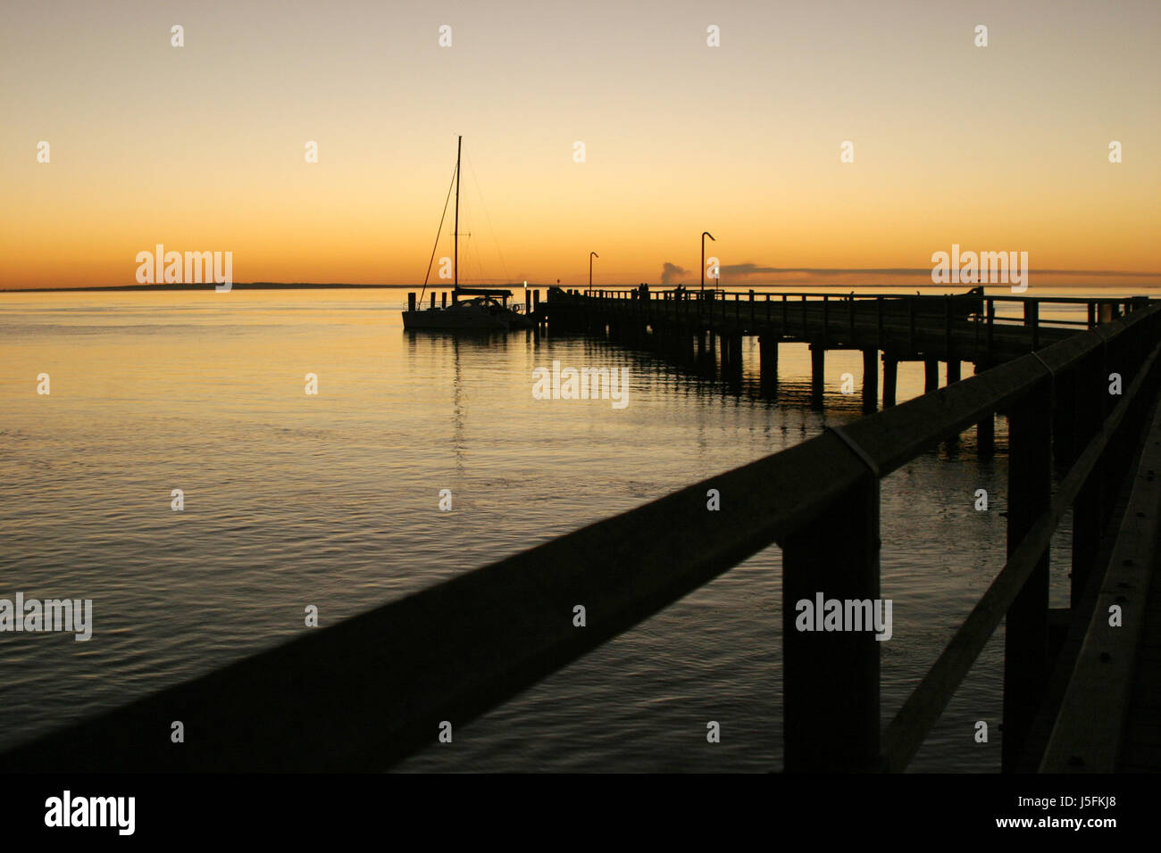 Spare Zeit Freizeit Freizeit Freizeit Zeit Sonnenuntergang Segeln Hafen Funkstille Stockfoto