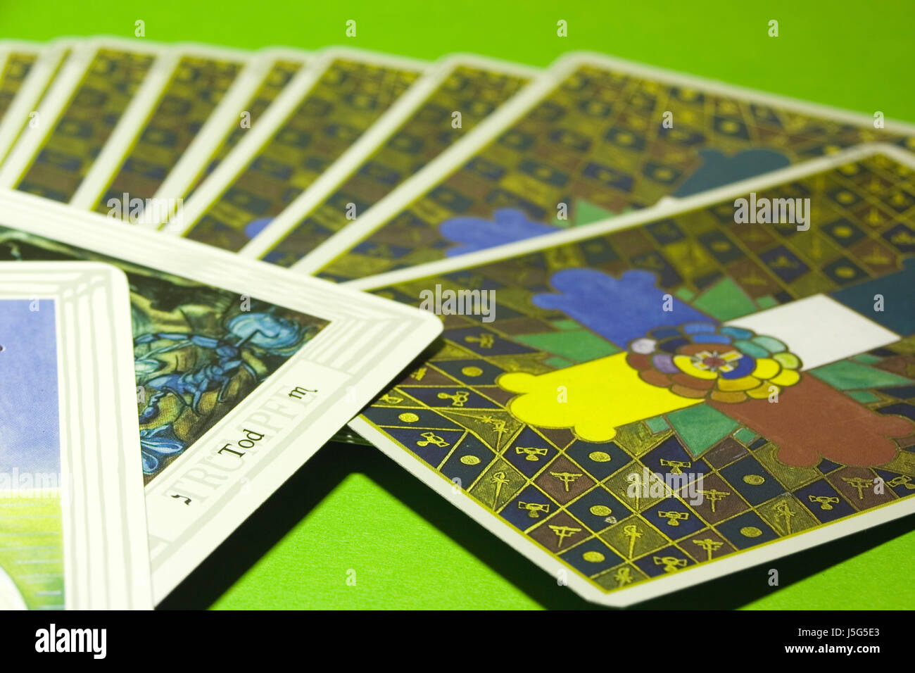 Tarot Karten Stockfoto