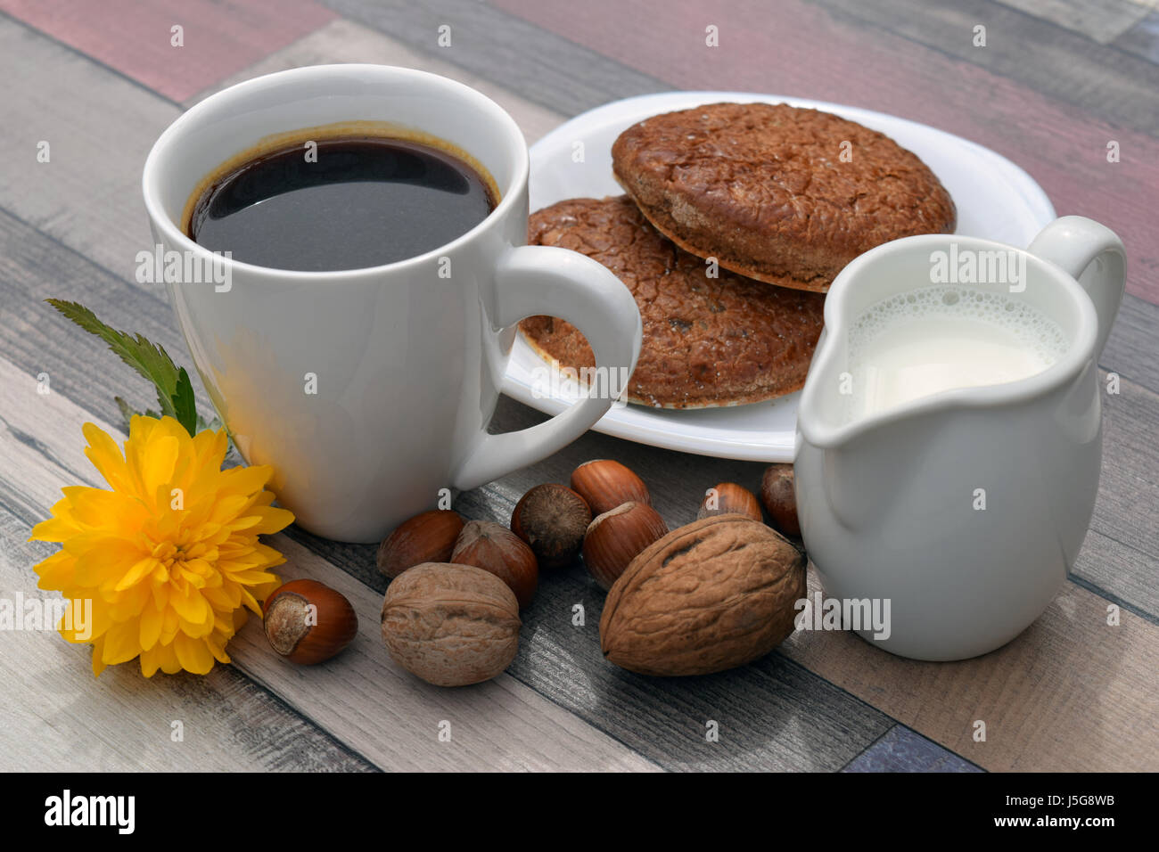 Kaffee-Pause Stockfoto