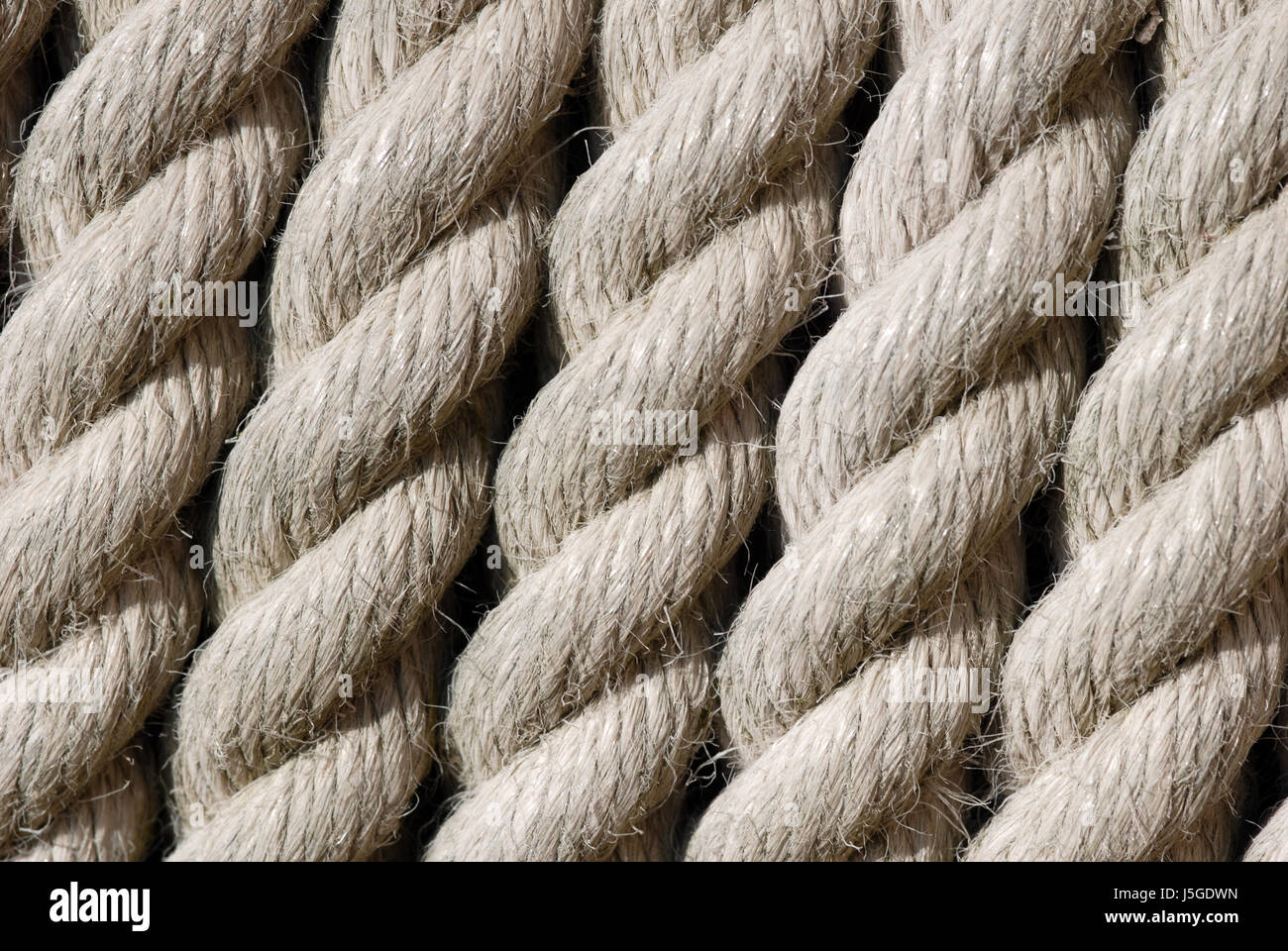 Industrie starke Schnur geflochten geflochtene Seile Schlepptau Struktur  Faser Seil Schnur Stockfotografie - Alamy