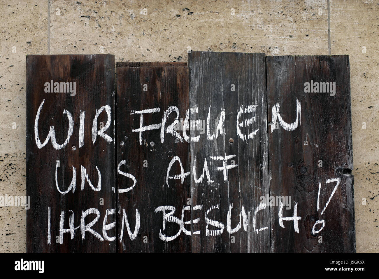 Zeichen signalisieren Restaurant schwarze dunkelhäutige kohlschwarze tiefschwarze horizontale Besuch Verkauf Stockfoto