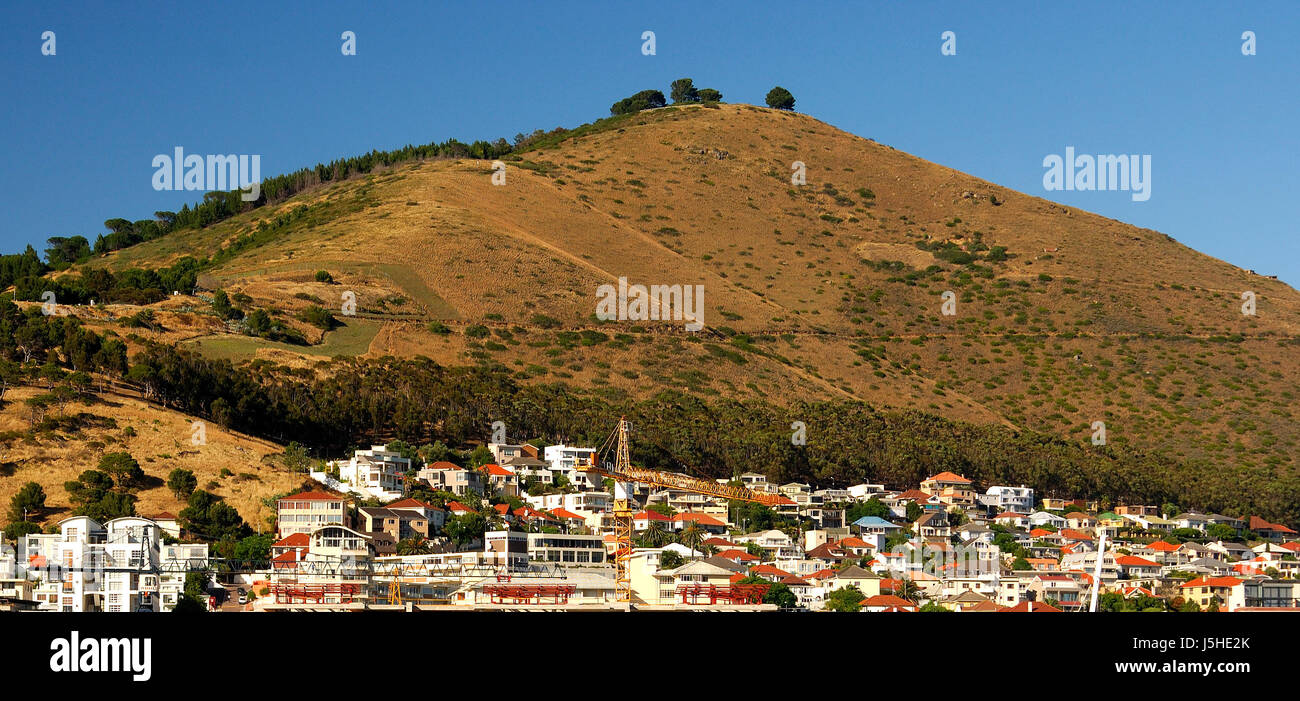 Stadt - Land-Gegensatz, Kapstadt, Südafrika Stockfoto