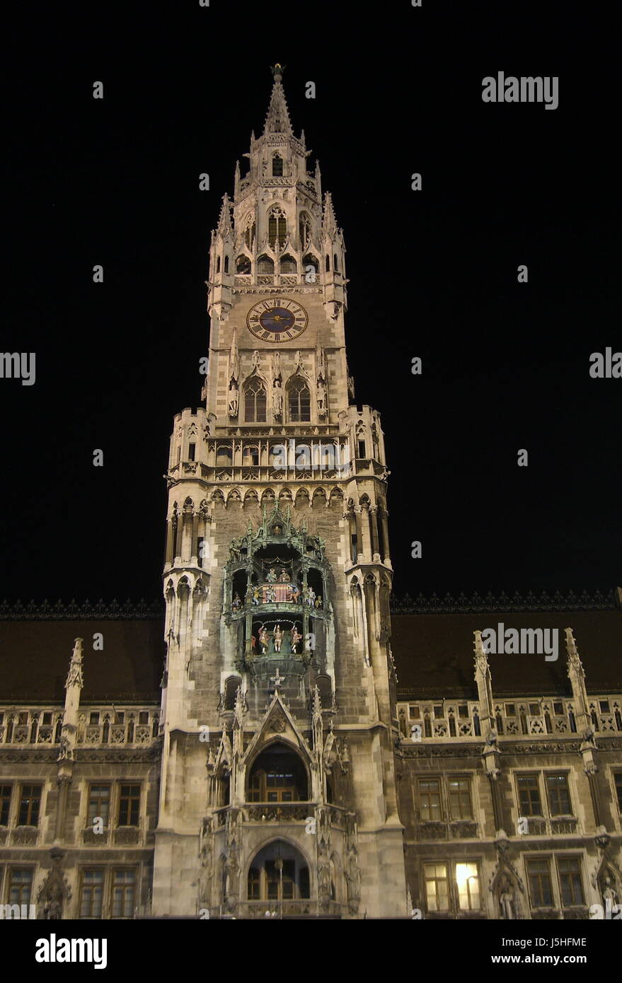 Neues Rathaus München Stockfoto