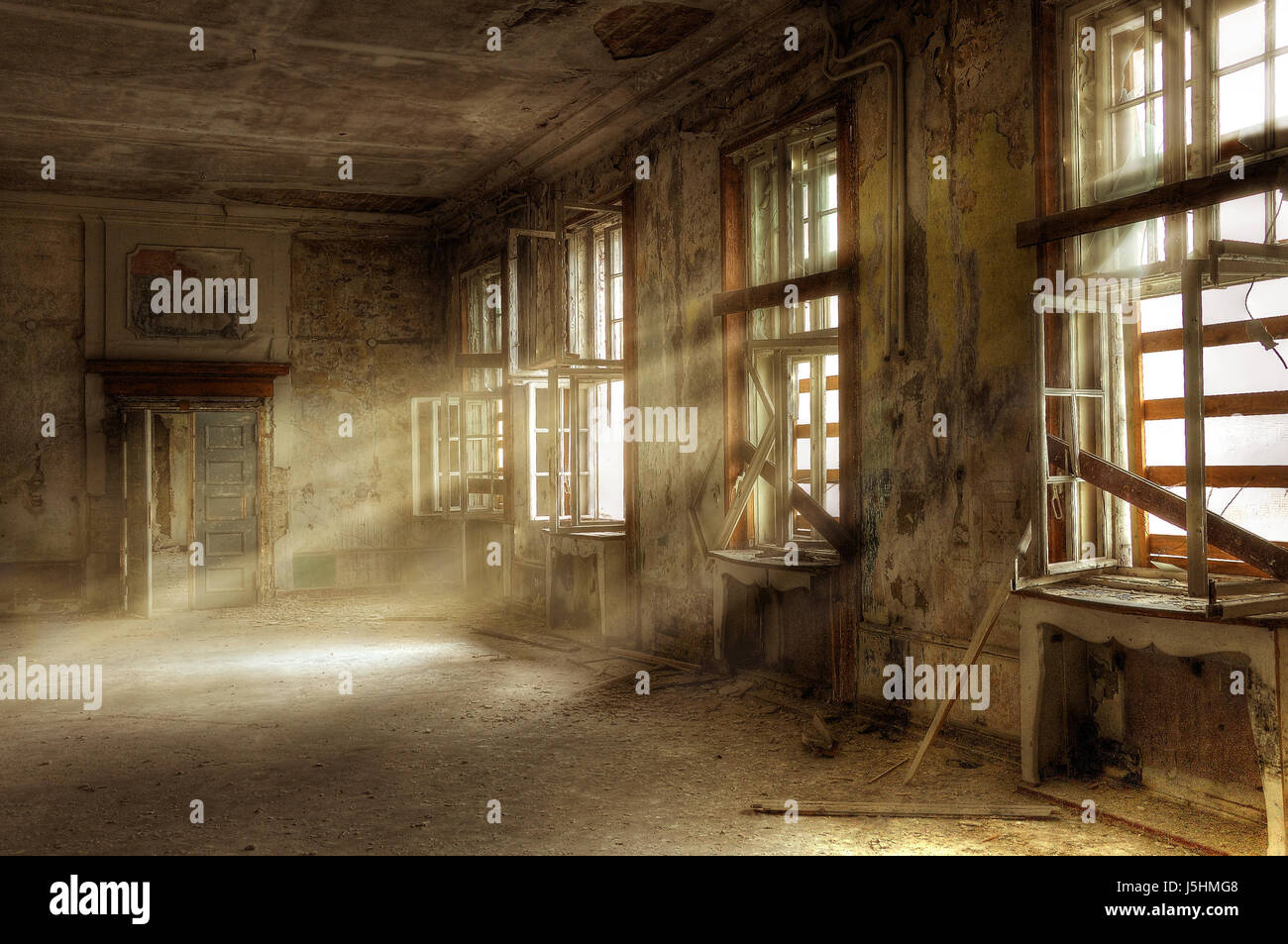 Russen-Kaserne Stockfoto