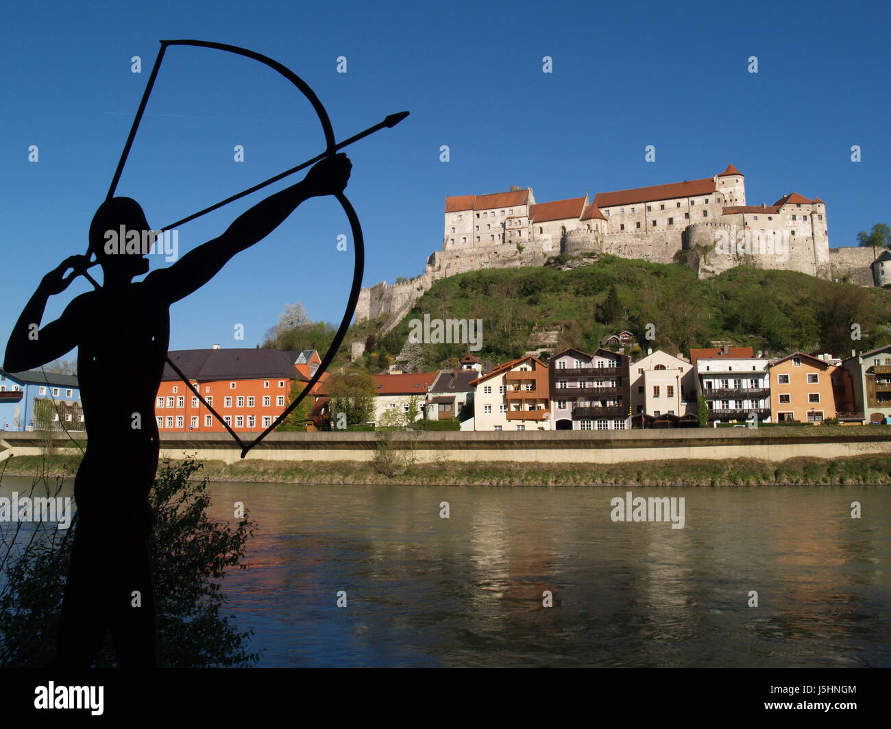 Geschichte der Stadt Stadt Kunst Urlaub Ferien Urlaub Ferien Bayern Deutschland Deutsch Stockfoto