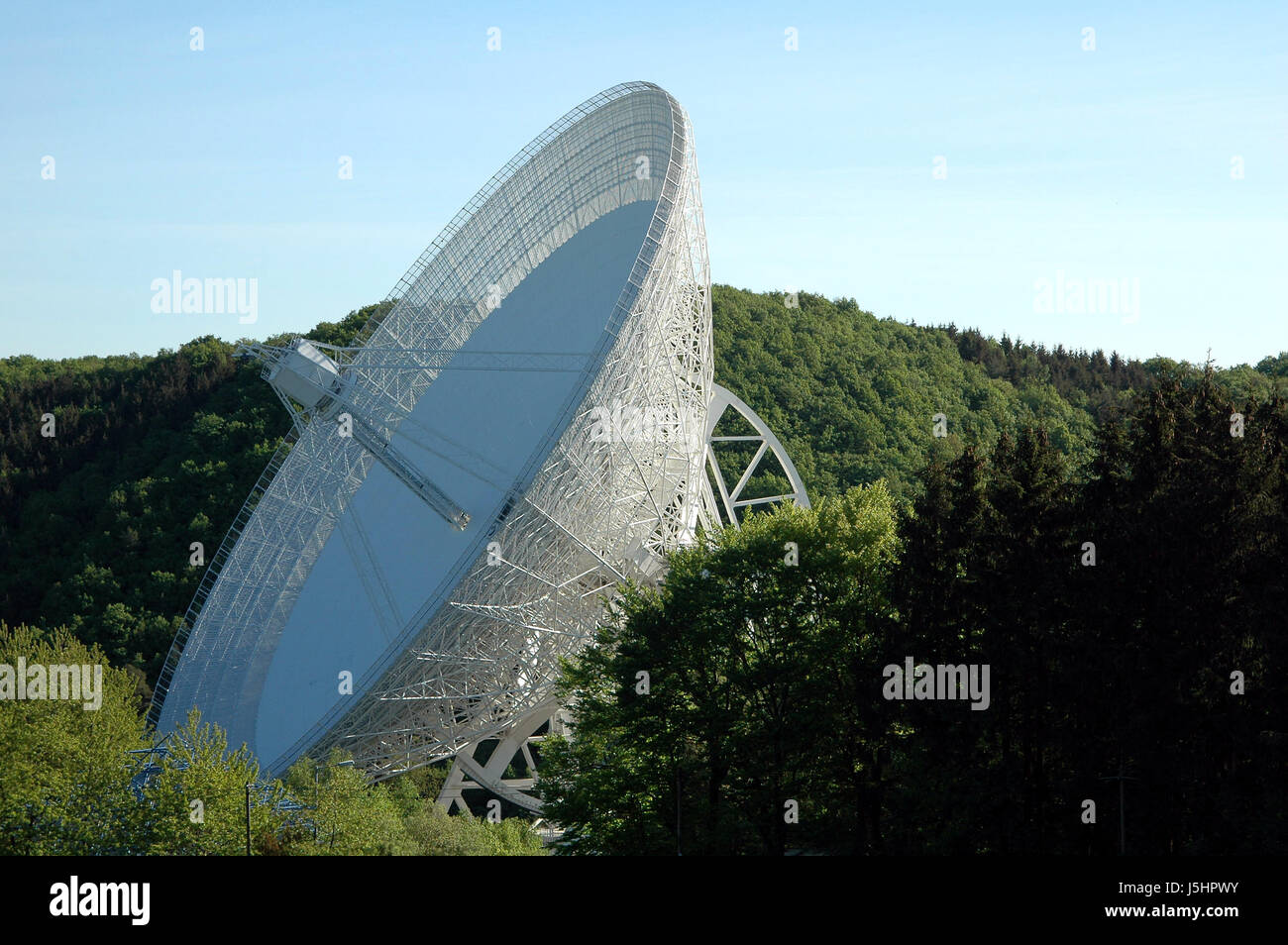 Radioteleskop Effelsberg Stockfoto
