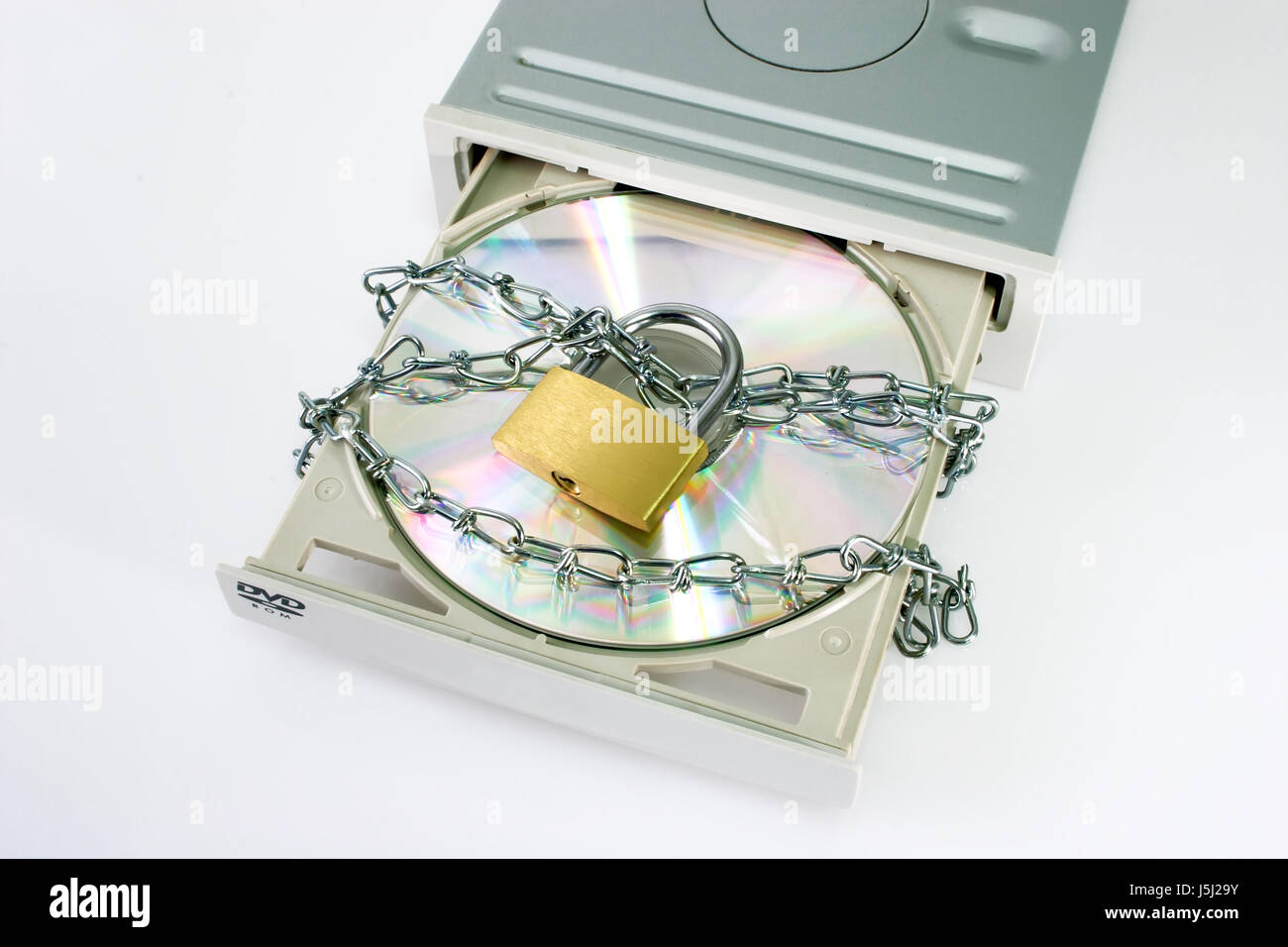 Engineering Kette CD Bestellung Baumarkt Daten Schutz Stab computing Stockfoto