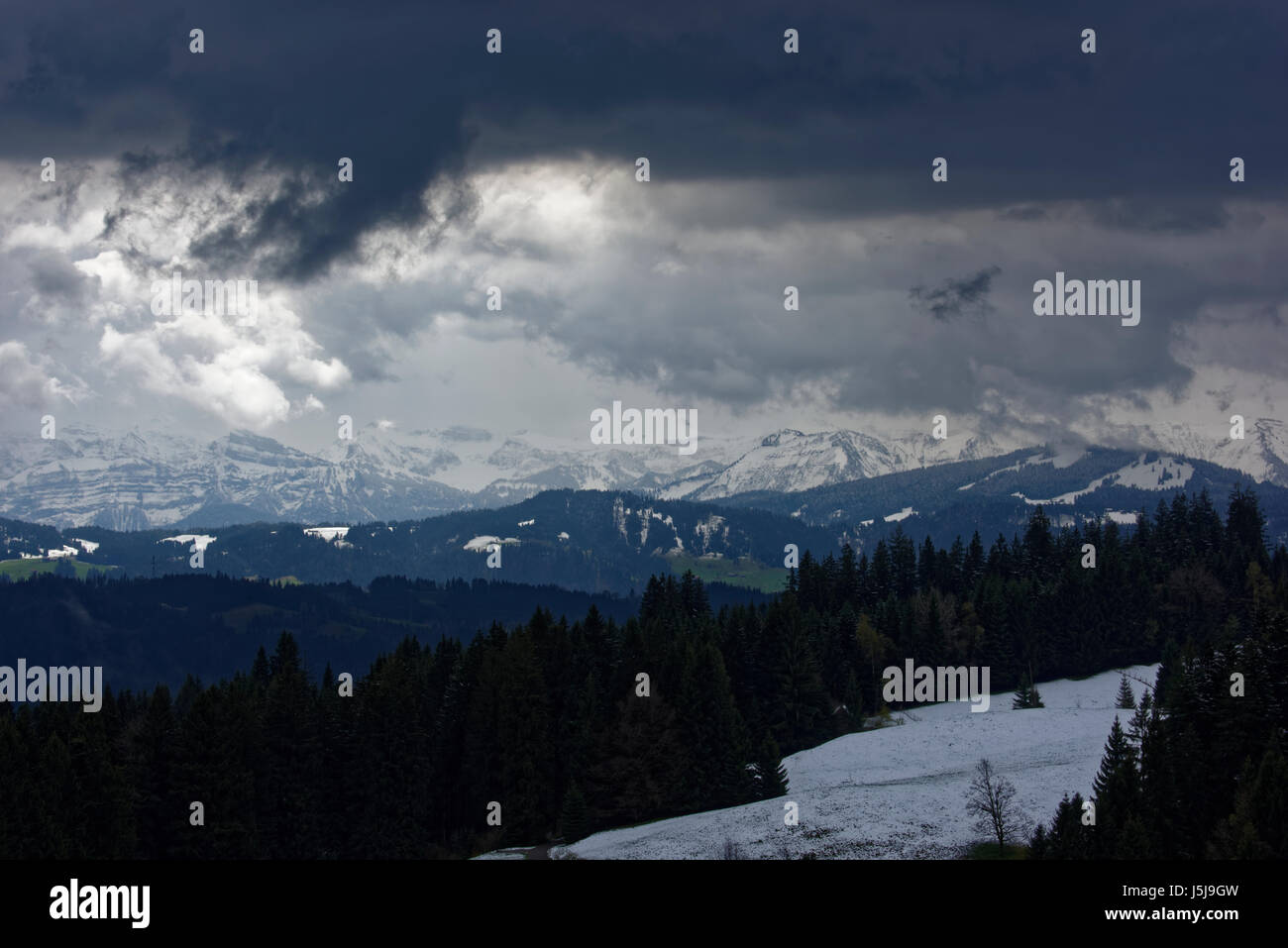 Pfänderbahn, Pfänder Bei Bregenz am Bodensee Stockfoto