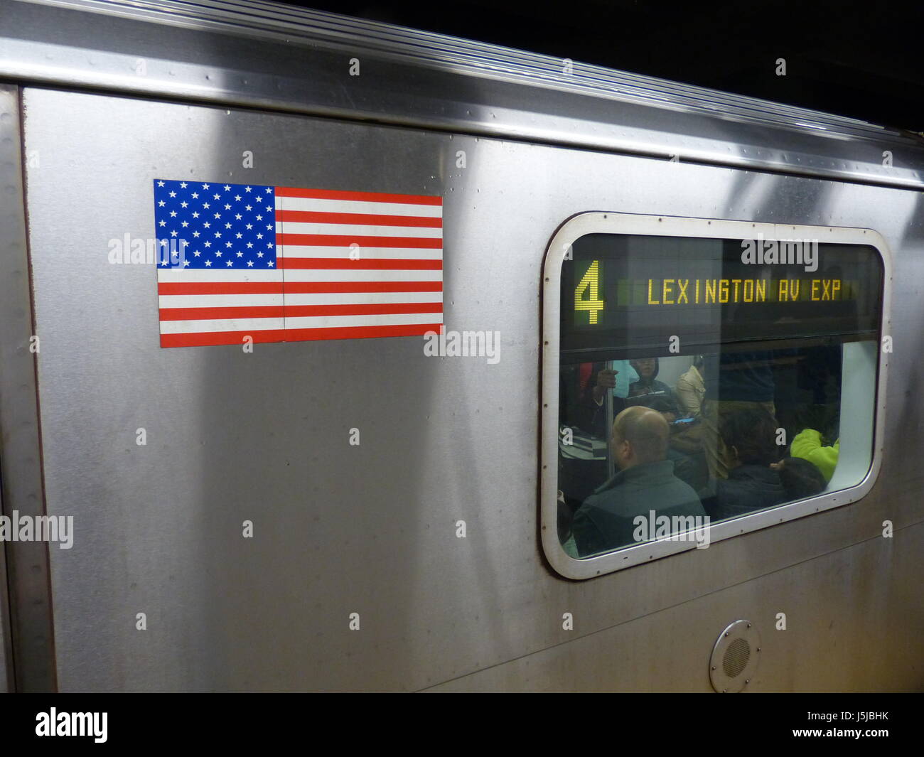 New York City U-Bahn-System Stockfoto
