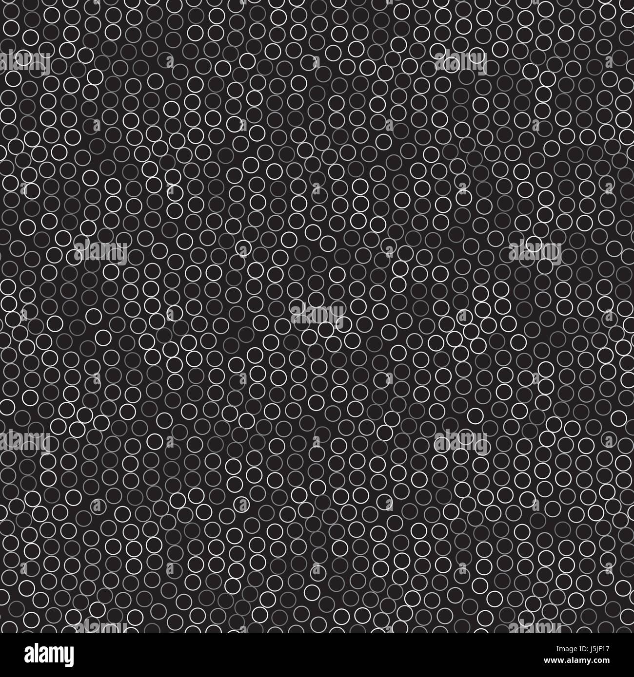 Muster mit grauen Kreisen Stock Vektor