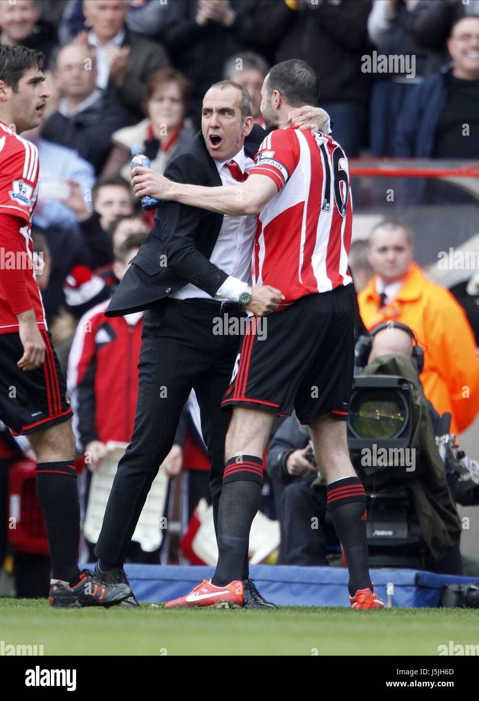 PAoLO DI CANIO feiert SUNDERLAND V EVERTON SUNDERLAND V EVERTON STADIUM der leichten SUNDERLAND ENGLAND 20. April 2013 Stockfoto