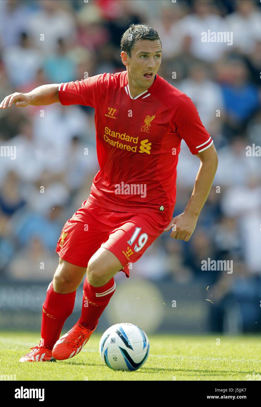 STEWART DOWNING LIVERPOOL FC DEEPDALE PRESTON ENGLAND 13. Juli 2013 Stockfoto